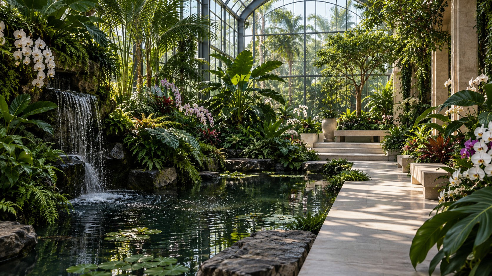 Illustrative botanical installation
